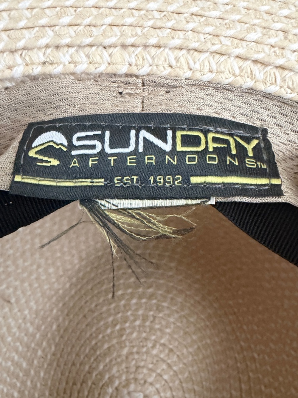 Sunday Afternoons Wanderlust Fedora Sun Hat Cream Color Womens - Picture 5 of 16